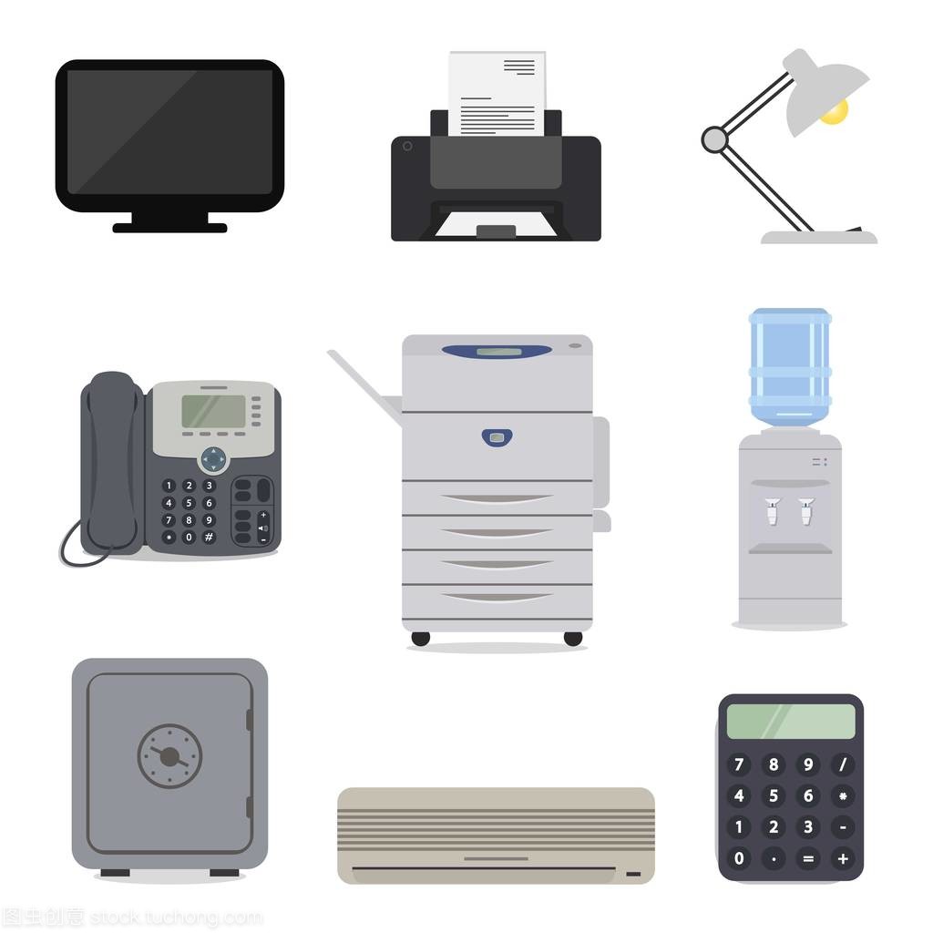 高效办公的基石 一套简约现代的办公设备